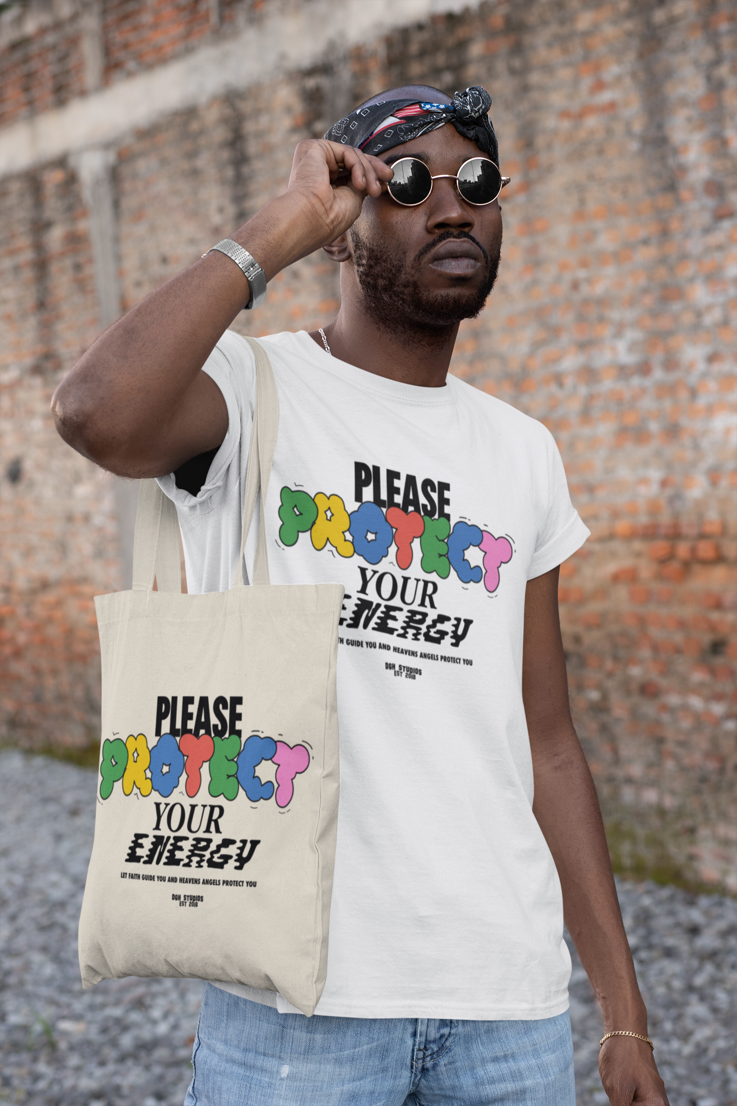 Protect Your Energy T-Shirt by DGH STUDIOS